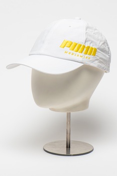 Puma, Sapca cu logo brodat Trailblazer, Alb/Galben Puma, Sapca cu logo brodat Trailblazer, Alb/Galben