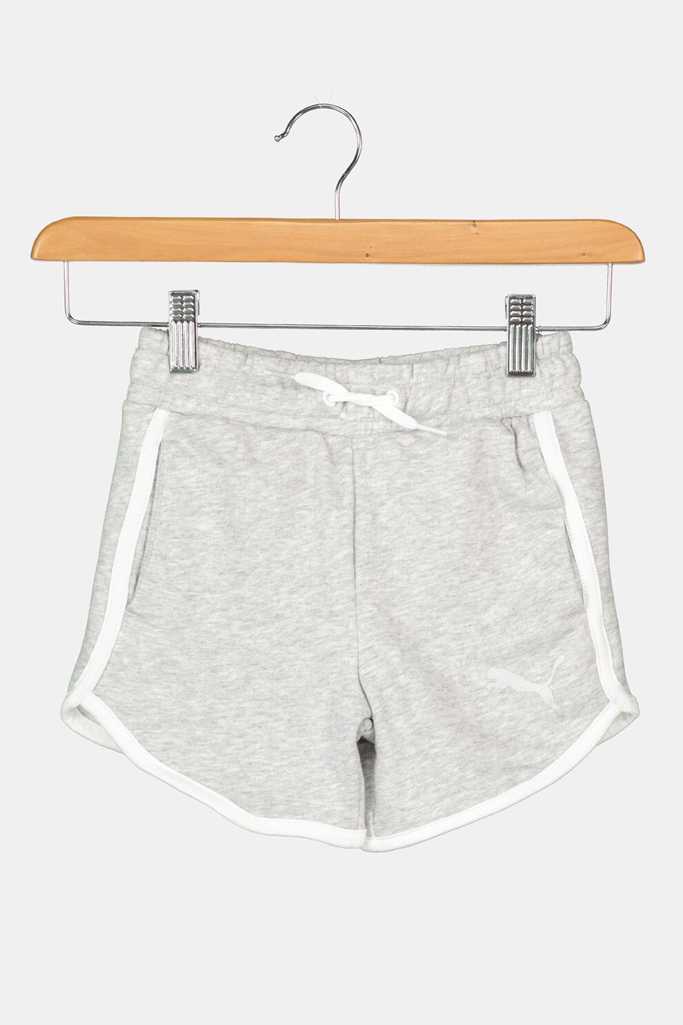 Puma, Pantaloni scurti cu buzunare laterale Alpha, Gri deschis melange