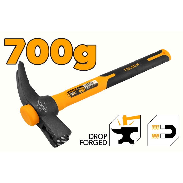 Дърводелски чук френски тип 700гр Толсен