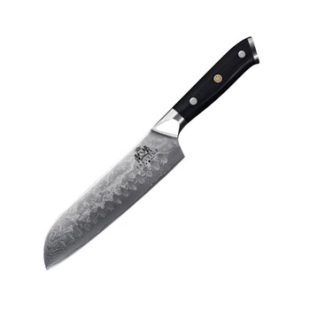 Cutit de bucatarie santoku profesional MRK PRESTIGE din otel de damasc, cu lama de 17 cm Cutit de bucatarie santoku profesional MRK PRESTIGE din otel de damasc, cu lama de 17 cm