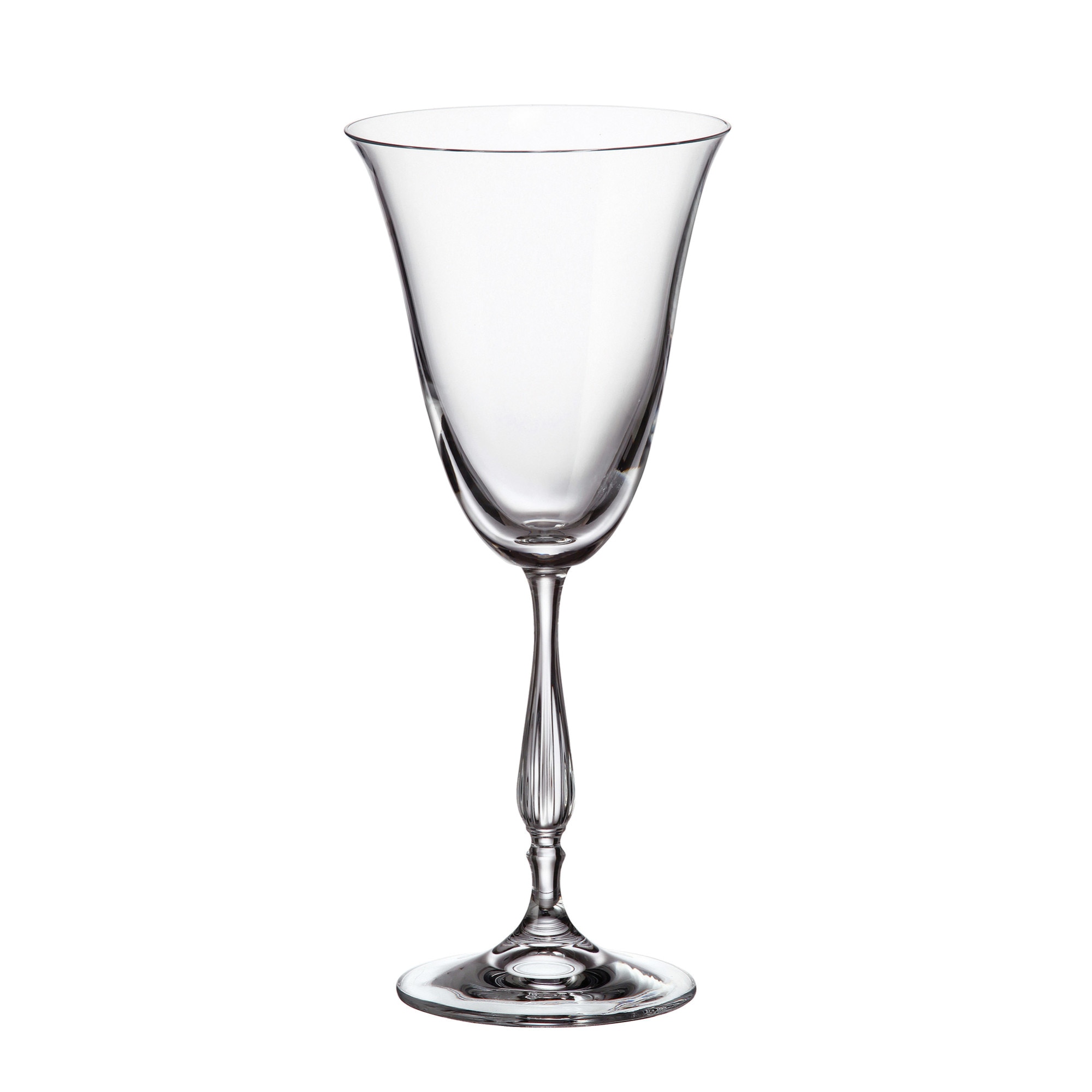 Set 6 pahare vin rosu Bohemia Crystalite model Fregata 250ml cu Titanium