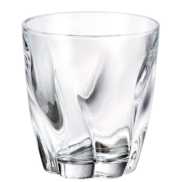 Set 6 pahare Whisky Barley Bohemia 320ml din Sticla Cristalina cu Titanium