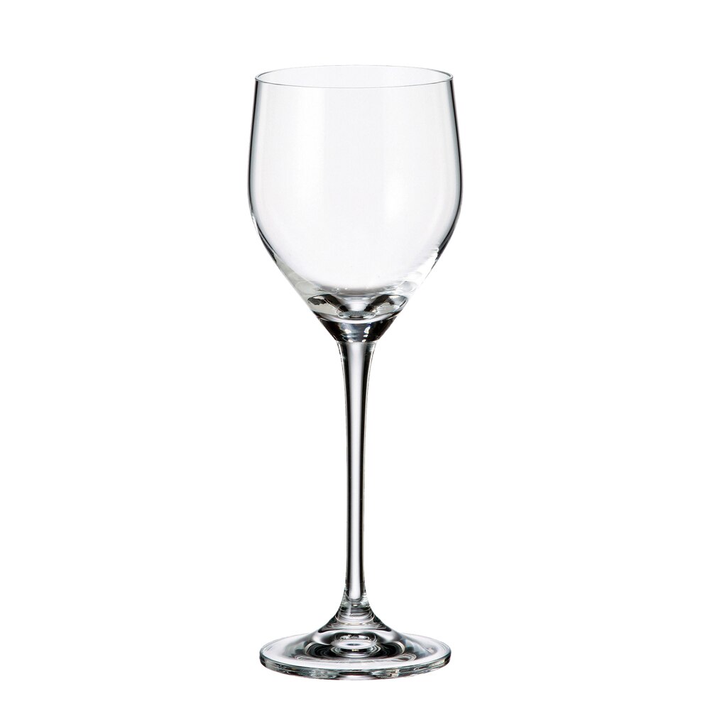 Set 6 pahare vin alb Sitta 245 Bohemia Crystalite cu Titanium