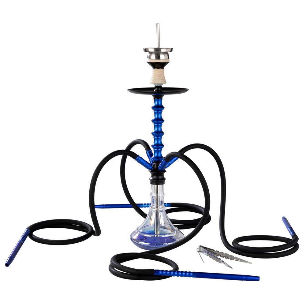 Narghilea Dream Havana Blue 65 CM cu patru furtunuri