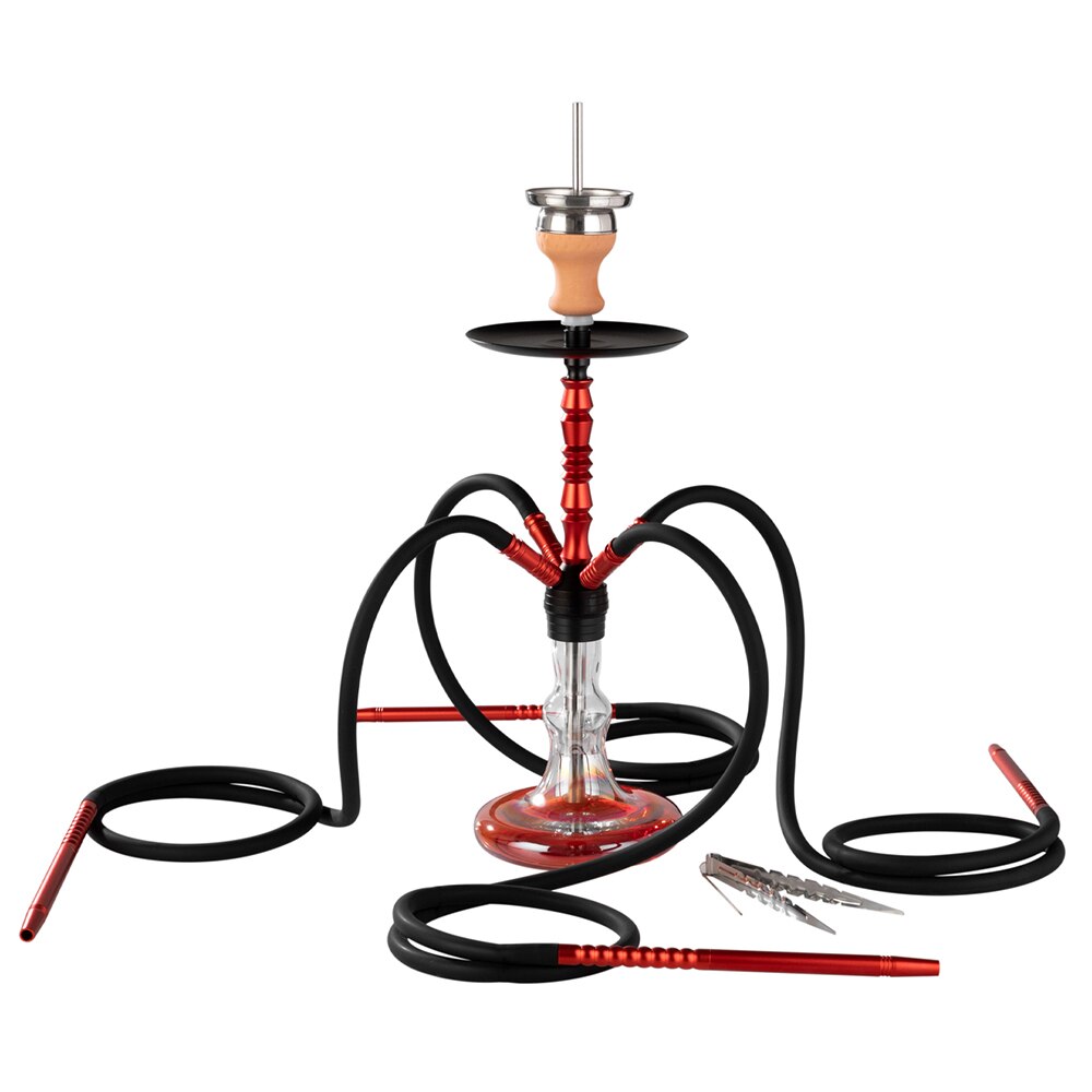 Narghilea Dream Havana Red 65 CM cu patru furtunuri