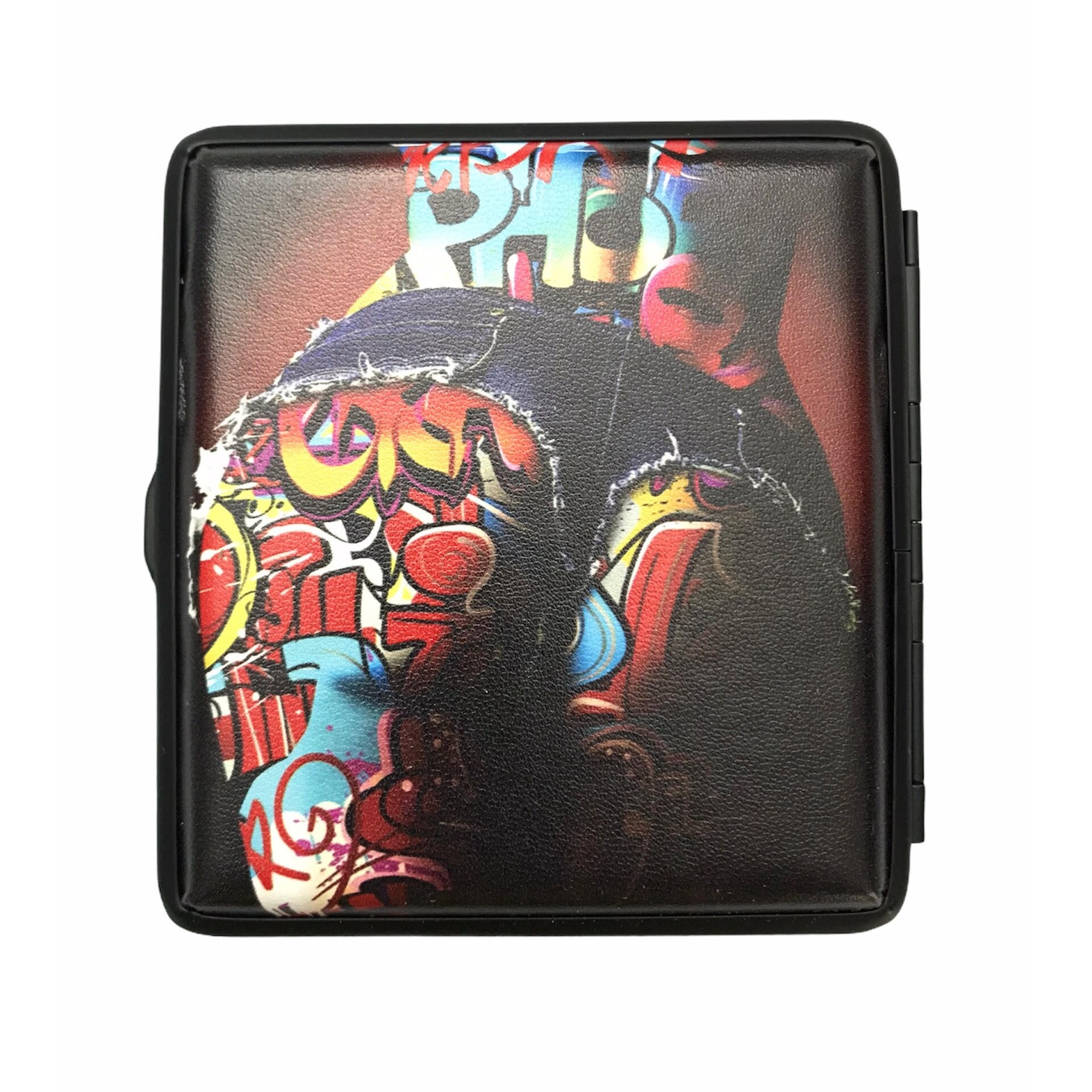 Tabachera Angel Jeans multicolor, capacitate 20 tigarete