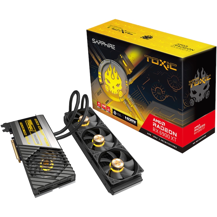 SAPPHIRE TOXIC RX 6900 XT Gaming OC Limited Edition AMD Videokártya, 16GB, GDDR6, 256bit, PCIe