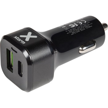 Incarcator auto Xtorm „Power”, USB-C PD 27W, USB-A QC 3.0, Negru Incarcator auto Xtorm „Power”, USB-C PD 27W, USB-A QC 3.0, Negru