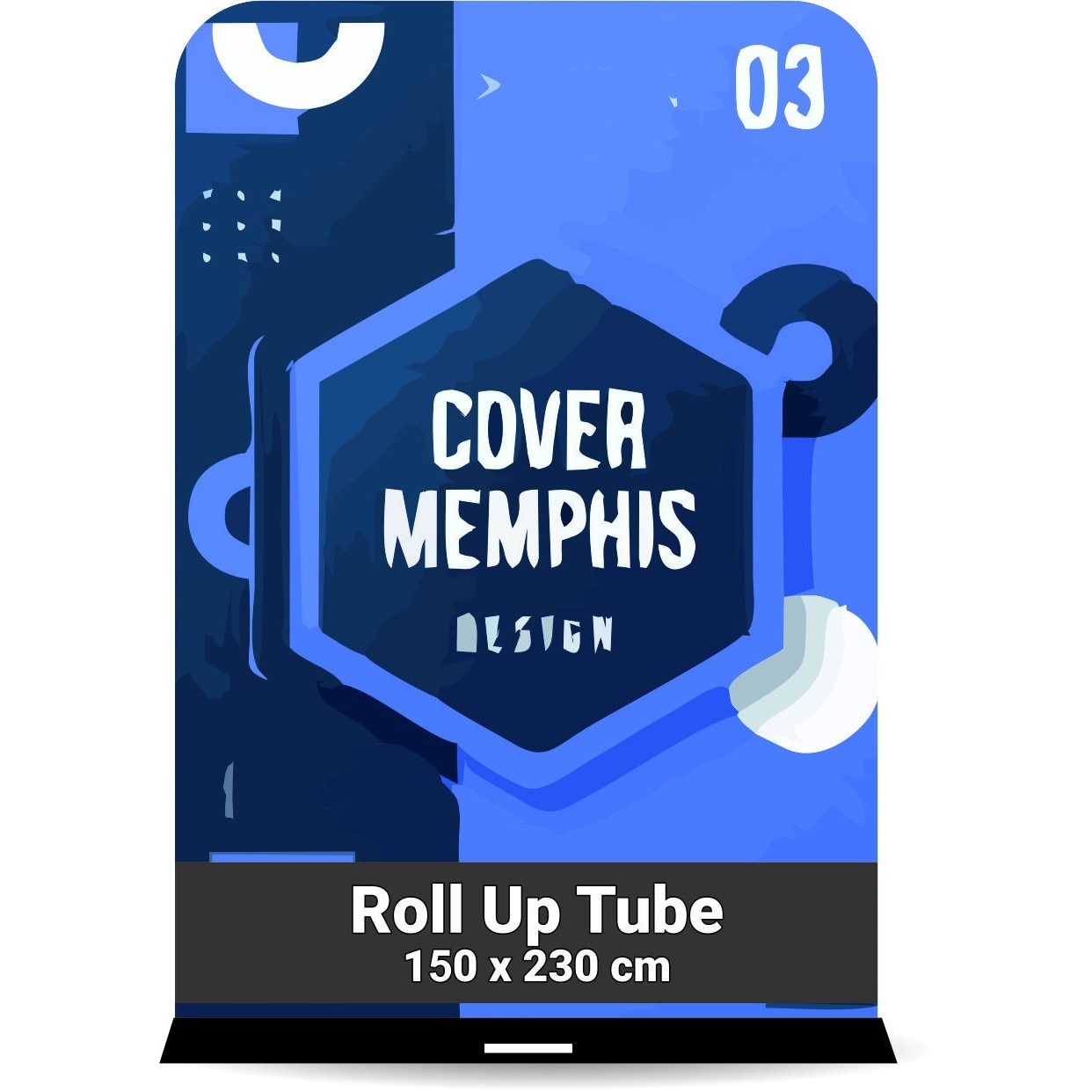 Sistem Roll-up TUBE / 150 x 230 cm