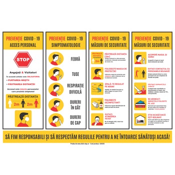 Indicator de avertizare reguli de respectat S3035, PVC (Komatex) 3 mm, 600x900mm Indicator de avertizare reguli de respectat S3035, PVC (Komatex) 3 mm, 600x900mm