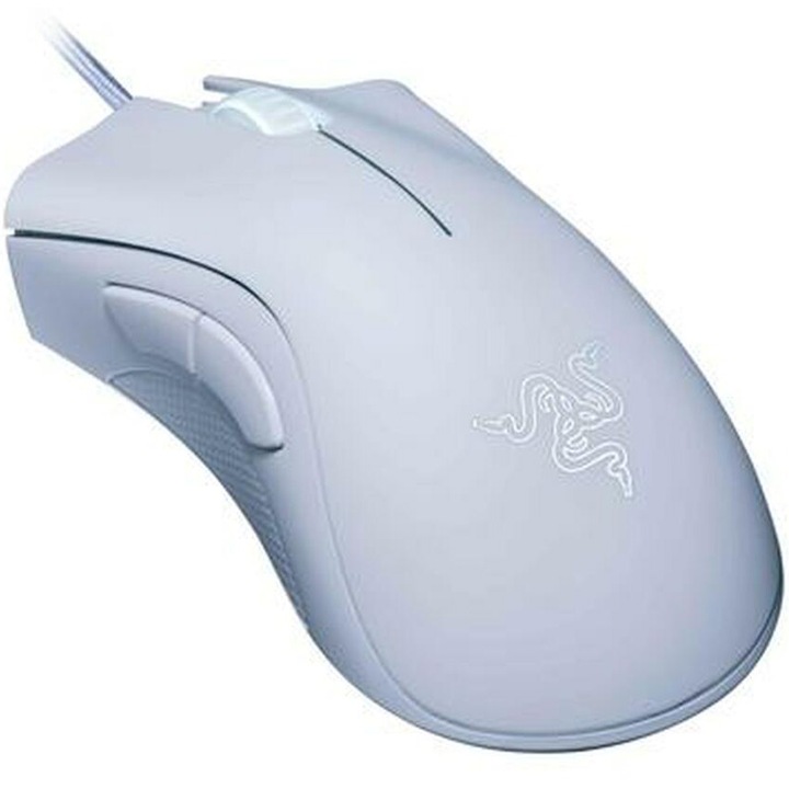 Mouse gaming Razer DeathAdder Essential 2021, Alb