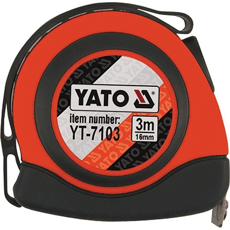Ruleta Yato, din nylon, cu magnet, 3m x 16mm