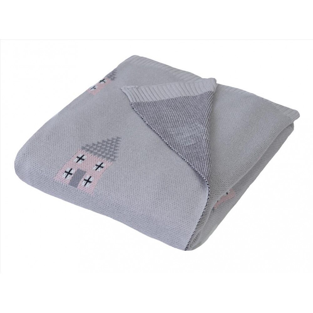 Paturica pentru bebelusi Baby Matex Bamboo Baby Blanket 80x100 cm Grey 03