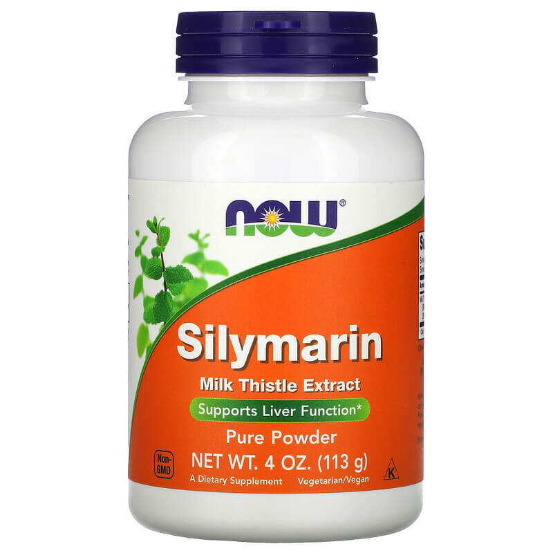 Supliment alimentar, NOW FOODS Pulbere pura de silimarina 113g