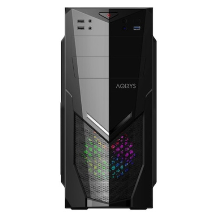Sistem PC Gaming Intel Rocket Lake i7-11700F pana la 4.9GHz, 16GB DDR4, HDD 1TB + SSD 120GB, nVidia GTX1650 4GB GDDR5, Carcasa Delux, Licenta Windows 10 Professional