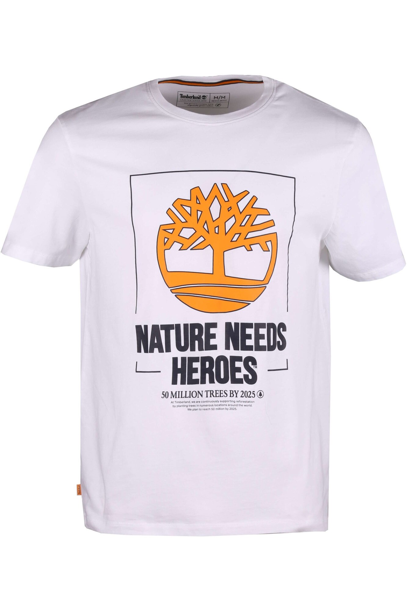 Tricou pentru barbati, Timberland Ss Ft Nnh Front Tee, Alb