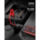 Starter auto multifunctional UTRAI JSTAR 4, acumulator extern, incarcare wireless, lanterna, 2500A