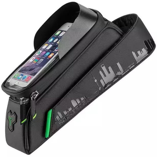 Borseta cadru bicicleta Rockbros 029-1BK cu suport telefon