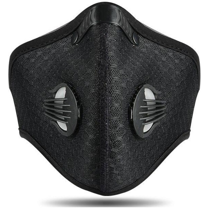 Rockbros LF020BK kerékpáros maszk, szűrővel, fekete