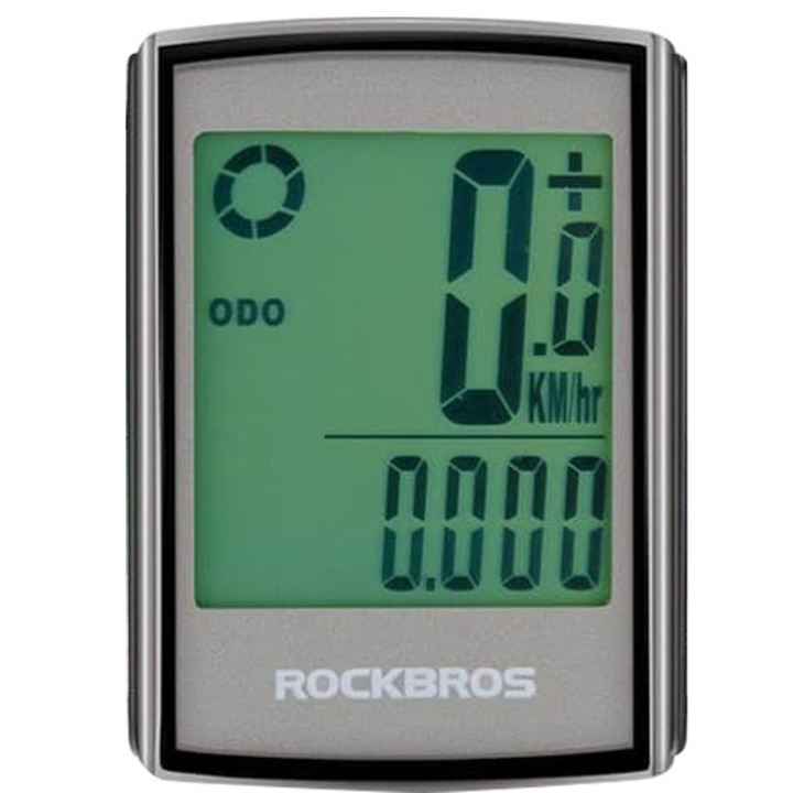 Rockbros BC18-L21 vezeték nélküli kerékpáros LCD stopper