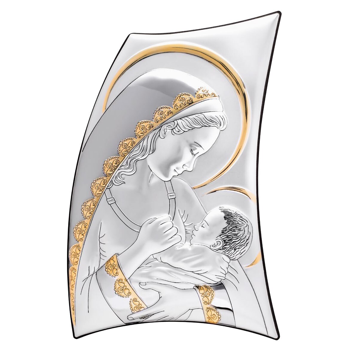 Icoana Argint Maica Domnului 13X20 Cm ClassGifts