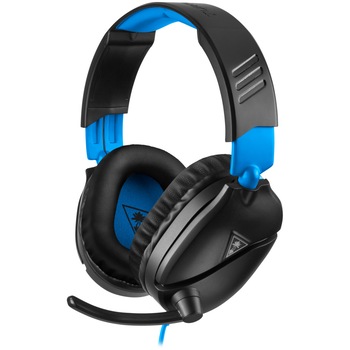 Caști Gaming Turtle Beach, over-ear stereo Recon 70P, Negru/Albastru