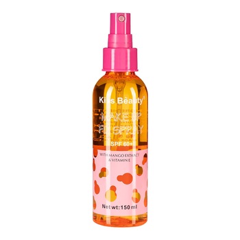 Spray de fixare machiaj, Kiss Beauty, Make Up, SPF 60, 150 ml Spray de fixare machiaj, Kiss Beauty, Make Up, SPF 60, 150 ml
