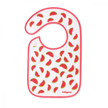 Bavetica impermeabila Baby Ono din bumbac 6luni Flavour Explorer pepene Bavetica impermeabila Baby Ono din bumbac 6luni Flavour Explorer pepene