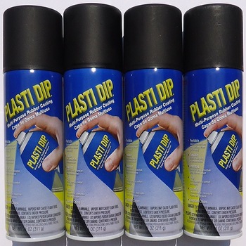 Set 4 bucati Spray Plasti Dip Black Performix, negru mat, vopsea cauciucata, 311 g Set 4 bucati Spray Plasti Dip Black Performix, negru mat, vopsea cauciucata, 311 g