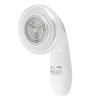 Aparat electric pentru Indepartat scame ADLER, cu lame metalice, maner ergonomic, 2xAA, alb Aparat electric pentru Indepartat scame ADLER, cu lame metalice, maner ergonomic, 2xAA, alb