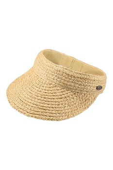 Barts, Sapca cu vizor din paie de hartie Soleil, Bej Barts, Sapca cu vizor din paie de hartie Soleil, Bej