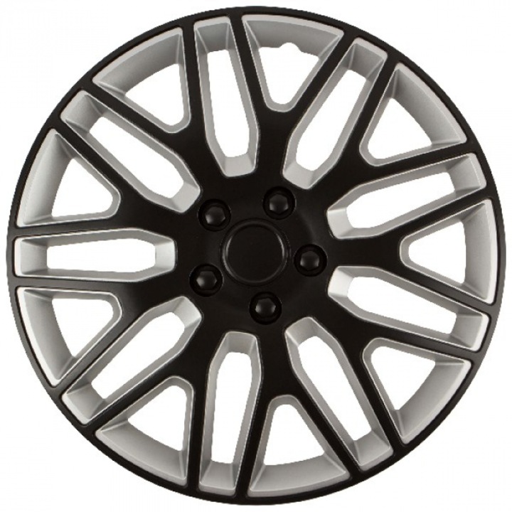 Комплект тасове Versaco, Dakar, 14", черно/сиво, 4 броя