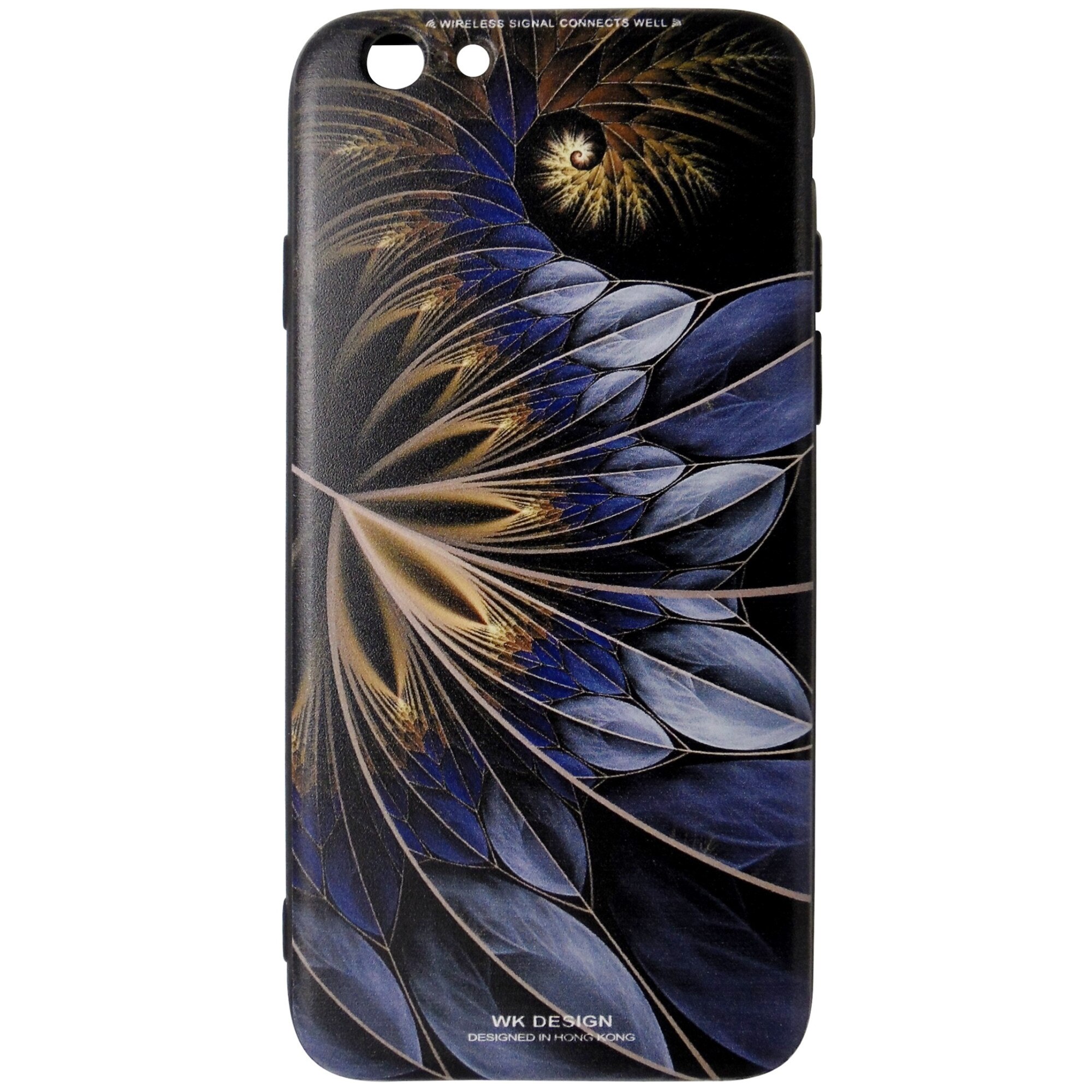 Husa tip capac spate WK Design 3D (floare) silicon TPU / plastic multicolor pentru Apple iPhone 6, 6S