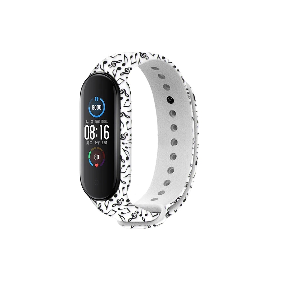 Bratara din silicon, pentru Xiaomi Mi Band 5 6 , Cheia Sol