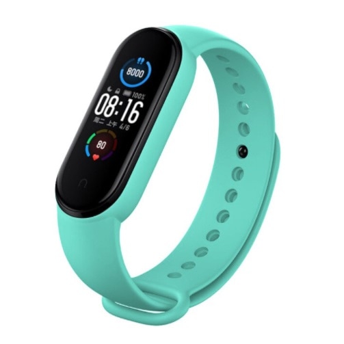 Bratara din silicon, pentru Xiaomi Mi Band 5 6 , Marine Green