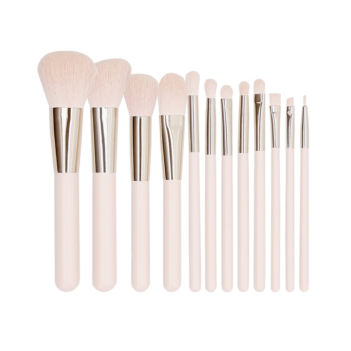 MIMO Makeup Brush Set Pink 12 Pcs ecset szett