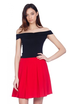 Bluza BE YOU, cu umerii goi, Negru Bluza BE YOU, cu umerii goi, Negru