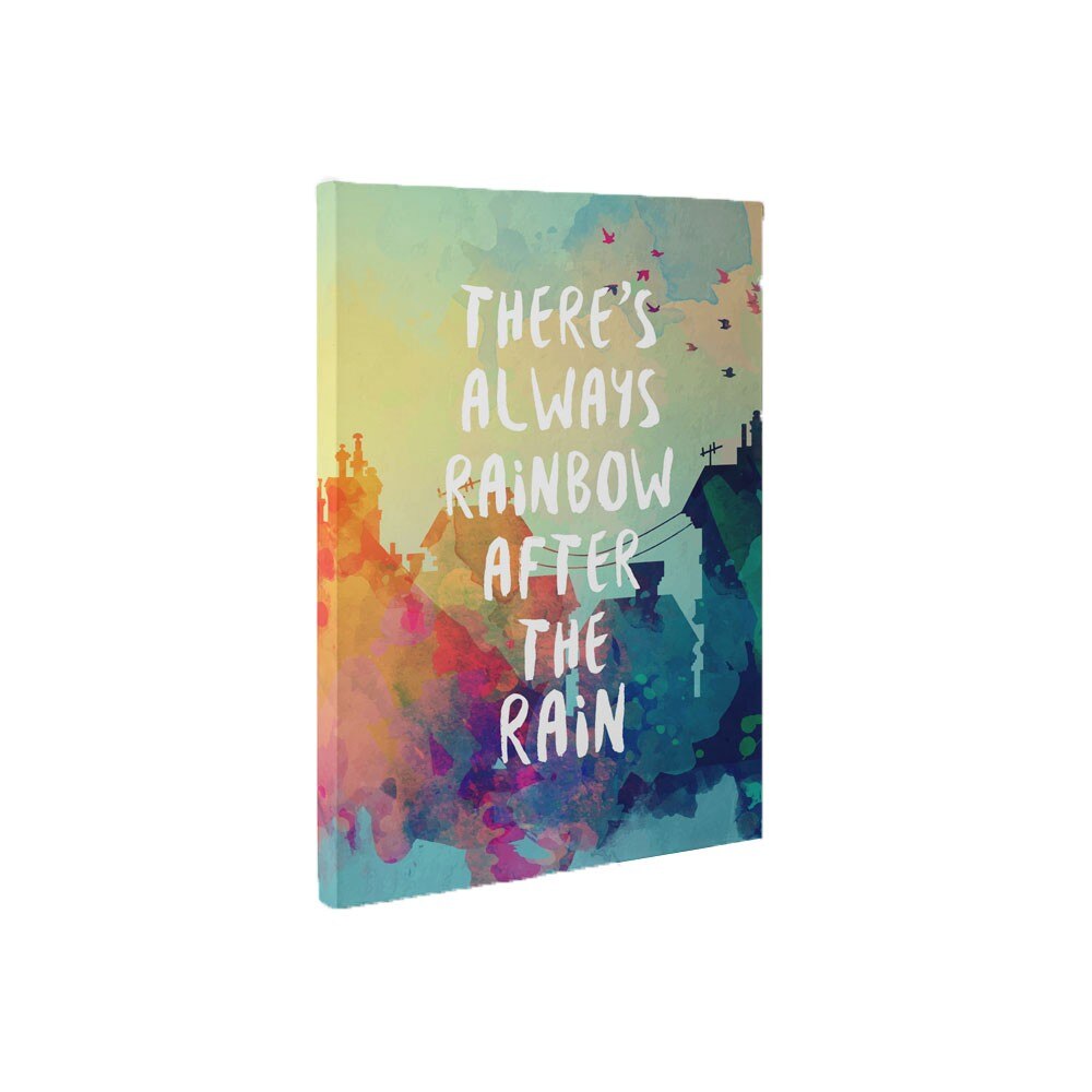 There's always rainbow - Tablou Canvas - 45x60 cm