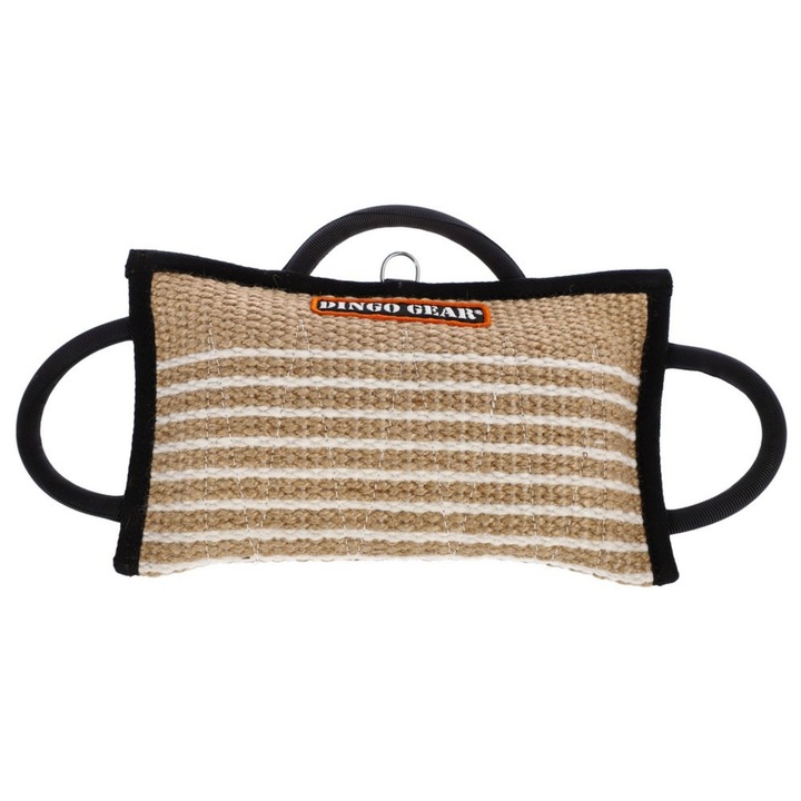 Perna pentru muscaturi, DINGO GEAR, 3 manere, Soft Natural, Iuta, 38x23x11 cm