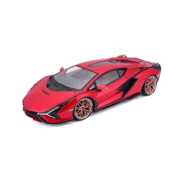 Macheta auto Lamborghini Sian (2020) 1:18, Rosu, Bburago
