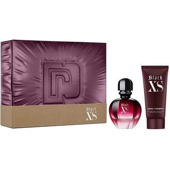 Set Paco Rabanne, Black XS for Her, Femei: Apa de Parfum, 50 ml + Lotiune de corp, 75 ml Set Paco Rabanne, Black XS for Her, Femei: Apa de Parfum, 50 ml + Lotiune de corp, 75 ml