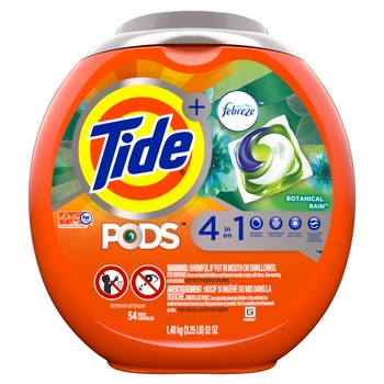 Detergent capsule Tide 4 in 1 Botanical Rain 54 bucati Detergent capsule Tide 4 in 1 Botanical Rain 54 bucati