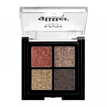 Paleta cu 4 nuante de glitter cremos, Nyx Paleta cu 4 nuante de glitter cremos, Nyx