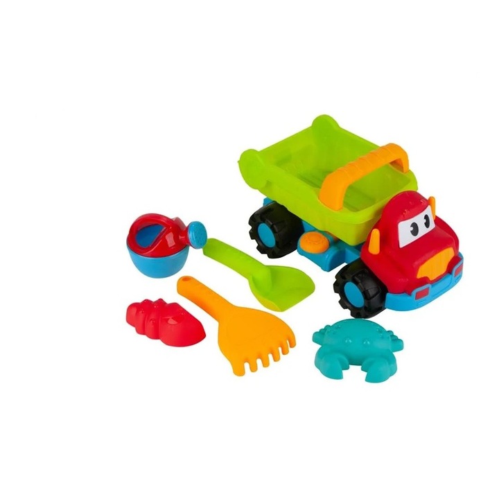 Camion cu 5 accesorii pentru nisip, Mevi Toys