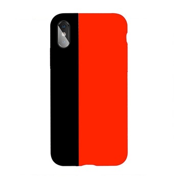 Husa compatibila cu iPhone SE 2 2020 / iPhone 7 / iPhone 8 model magnetic din silicon, Red/Black Husa compatibila cu iPhone SE 2 2020 / iPhone 7 / iPhone 8 model magnetic din silicon, Red/Black