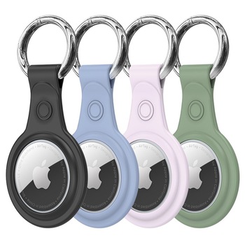 Set 4 Huse pentru Apple AirTag din silicon Hard TPU, Optim Desing Protection, Security Holder, Prindere tip Breloc, Multicolor Set 4 Huse pentru Apple AirTag din silicon Hard TPU, Optim Desing Protection, Security Holder, Prindere tip Breloc, Multicolor