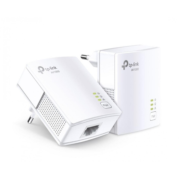 Powerline TPLink TLpa7017 KIT AV1000 щепсел тип ЕС адаптер комплект