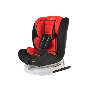 Scaun Auto pentru Copii, KinderVibe® Aruba Safe, 0-36 Kg, Rotire 360°, Prindere Isofix, Reglare Pozitie Somn si Inaltime Tetiera, Centura de Siguranta in 5 Puncte, Top Tether, Rear si Forward Facing, Culoare Fire Red Scaun Auto pentru Copii, KinderVibe® Aruba Safe, 0-36 Kg, Rotire 360°, Prindere Isofix, Reglare Pozitie Somn si Inaltime Tetiera, Centura de Siguranta in 5 Puncte, Top Tether, Rear si Forward Facing, Culoare Fire Red