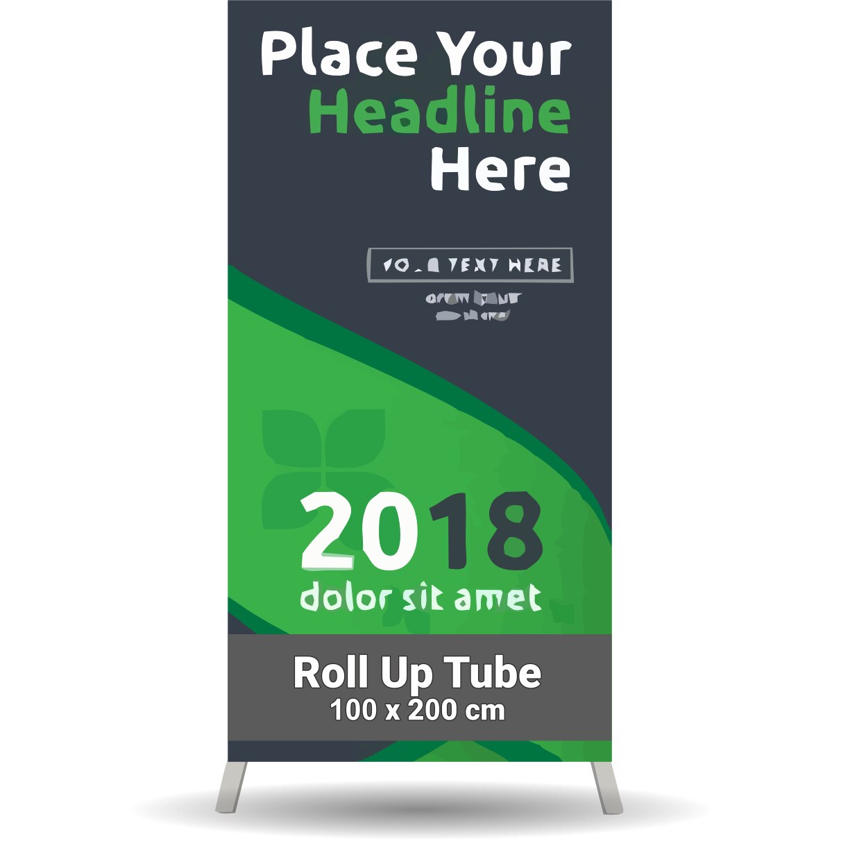 Sistem Roll-up TUBE - Economic / 100 x 200 cm