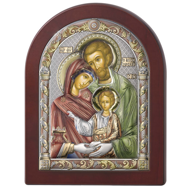 Icoana Argint Sfanta Familie 12x16x2cm Color ClassGifts
